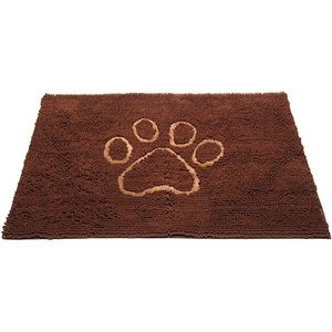 DIRTY DOG Doormat L Brown Super Gripper Back 35” x 26” New E18 EPM